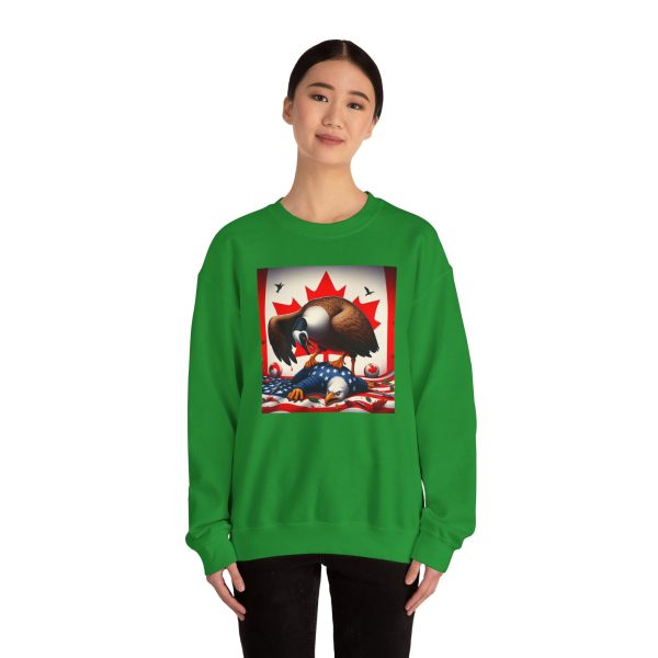 Canada Goose On the Bald Eagle's Neck - Crewneck Sweatshirt - Image 24