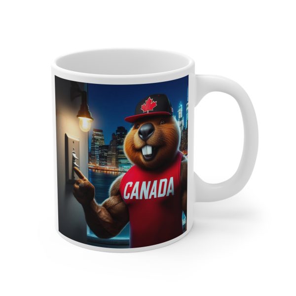 Ceramic Mug - 'Shut it Off' Canada Bear - Image 3